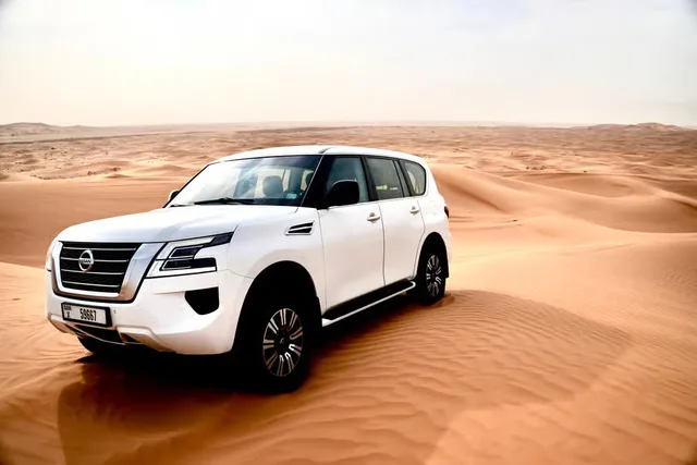 Familien-Wüstensafari Dubai: sanftere Fahrt und See-Option – Aufnahme zum Erlebnis – Bild 6