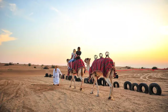 Familien-Wüstensafari Dubai: sanftere Fahrt und See-Option – Aufnahme zum Erlebnis – Bild 5