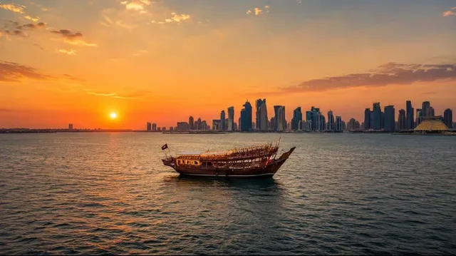 Doha Dhow am Abend: Dinner und Skyline – Aufnahme zum Erlebnis – Bild 3