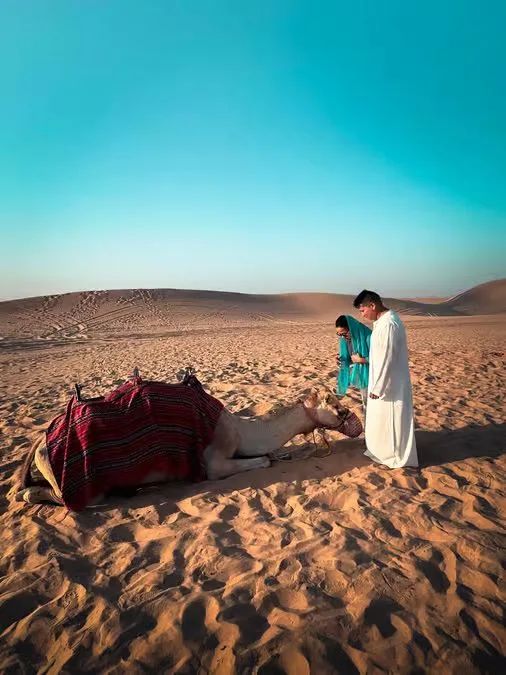 Abu Dhabi Wüstensafari zum Sonnenaufgang – Aufnahme zum Erlebnis – Bild 4
