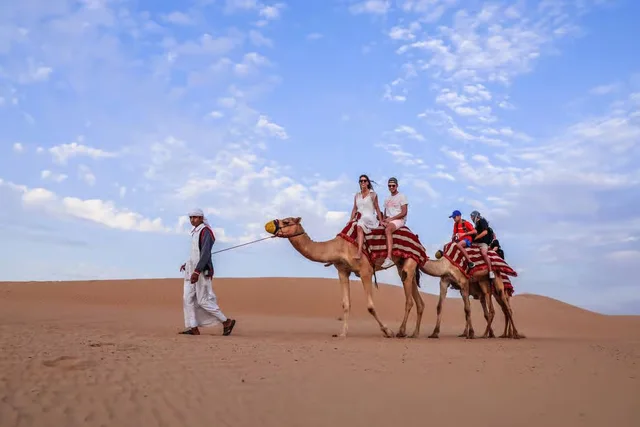 Dubai Desert Safari: Camel Ride, Sandboarding & Buggy Options experience in Dubai