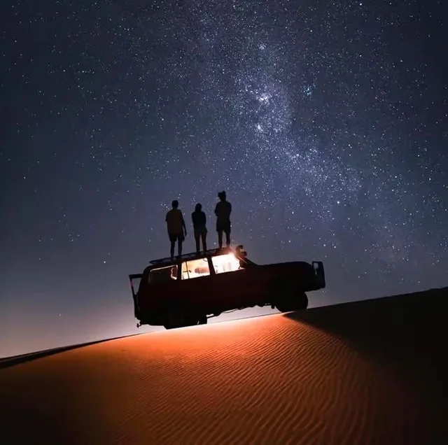 Doha Nachtsafari: Wüstenfahrt und Sternenhimmel – Aufnahme zum Erlebnis – Bild 7