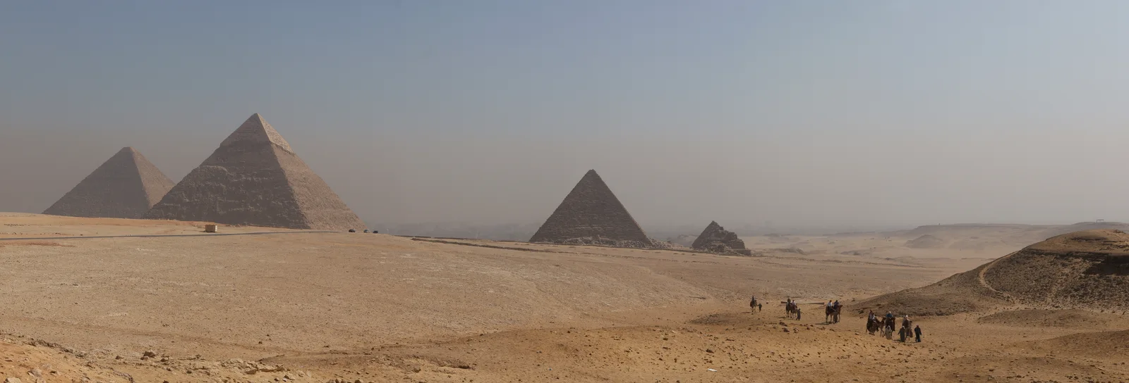 Panorama of the Giza Pyramids