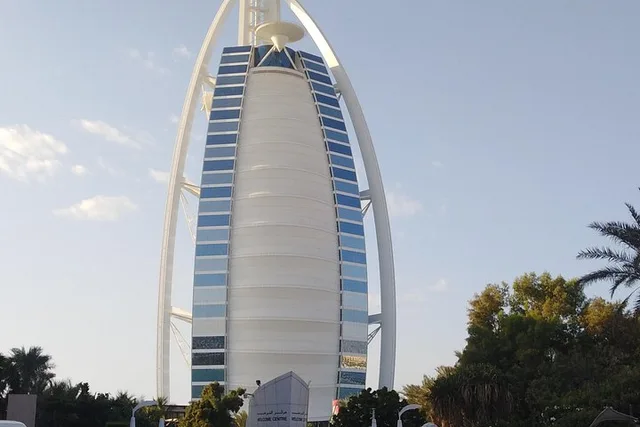 Burj Al Arab and palms in Dubai
