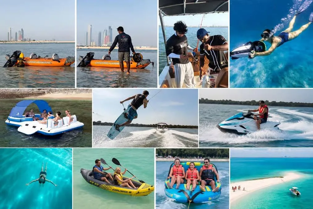 Private Inseltour Abu Dhabi: Strand und Wassersport nach Auswahl – Aufnahme zum Erlebnis