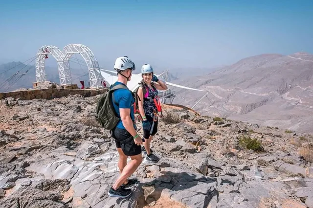 Jais Flight: Zipline-Erlebnis am Jebel Jais – Aufnahme zum Erlebnis – Bild 4