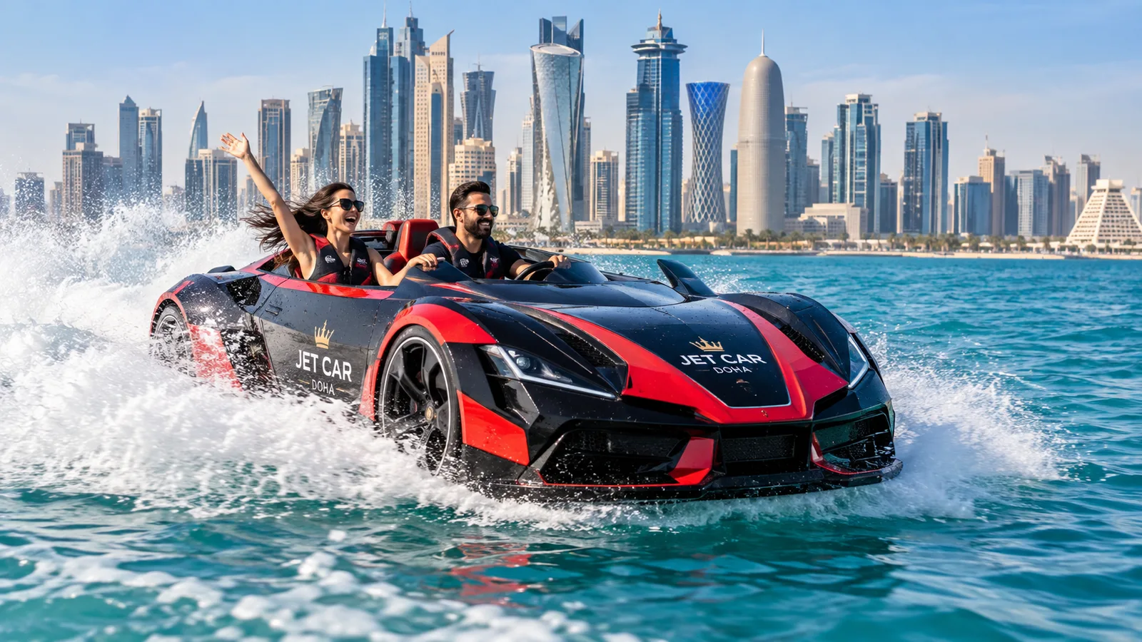 Doha Jetcar: Wasserabenteuer mit bestätigtem Gesamtpreis – Aufnahme zum Erlebnis
