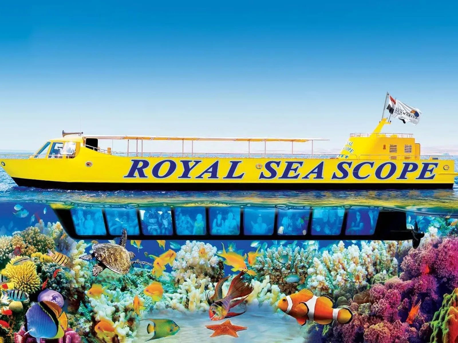 Royal Seascope Semi-Submarine Tour in Marsa Alam — tour photograph